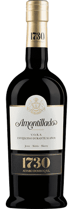 Sherry Amontillado 1730 Very Old Rare Sherry Jerez DO Álvaro Domecq