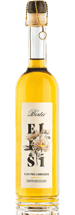 Grappa Elisi Distilleria Berta Flowers Label