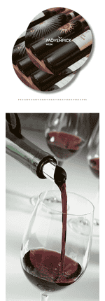 Dropstop Mövenpick Weinausgisshilfe Verseur anti-goutte Set 2 Stücke / Pièces